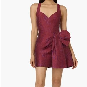 Liv Foster Sleeveless Jacquard Mini Dress Size 14 NWT